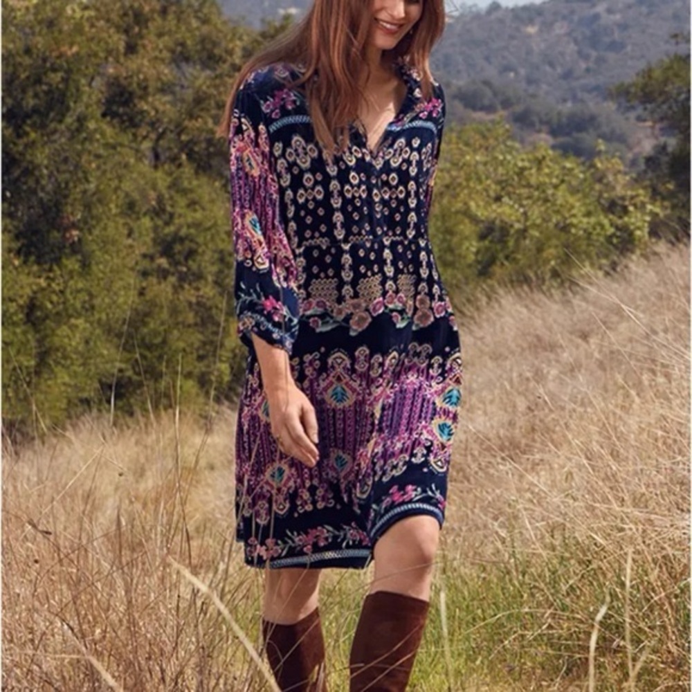 Johnny Was Elora Burnout Dress